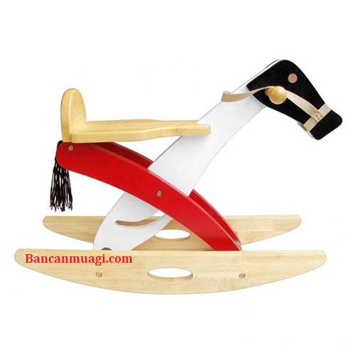Đồ chơi Ngựa xếp bập bênh  bằng Gỗ