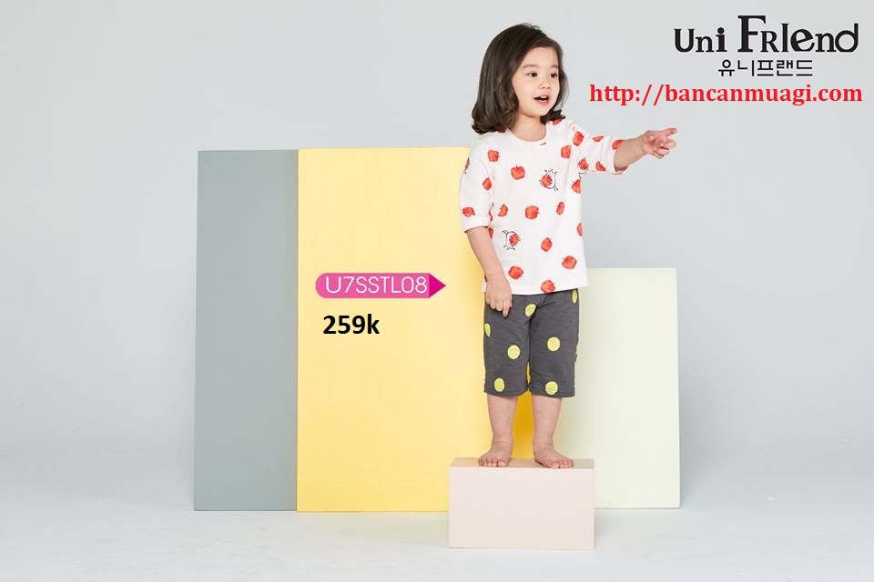 Quần áo trẻ em UniFriend mã U7SSTL08