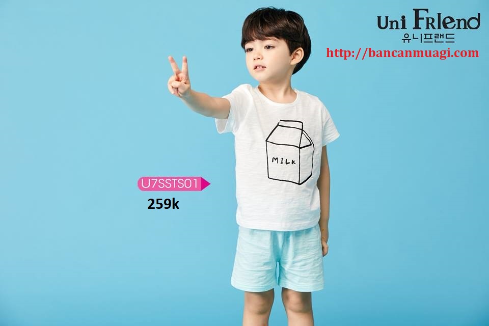 Quần áo trẻ em UniFriend mã U7SSTS01 Quần áo trẻ em UniFriend mã U7SSTS01
